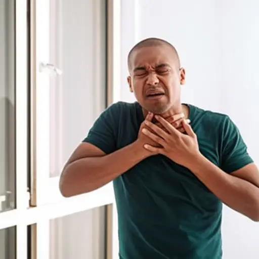 这里太闷了，我几乎无法呼吸。