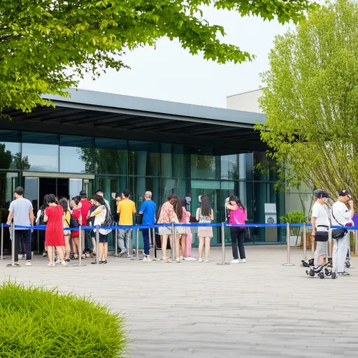 博物馆吸引了许多访客。