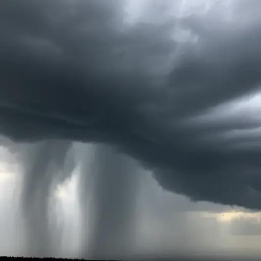 天空中的乌云是下雨的征兆。