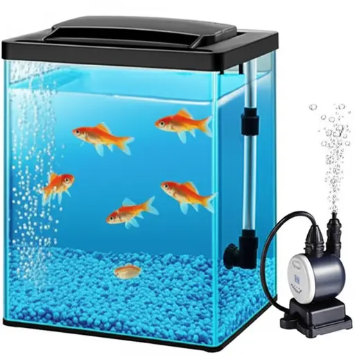 鱼缸需要一个氧气泵。