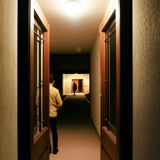 我午夜到家，詹姆斯不久之后就到了。