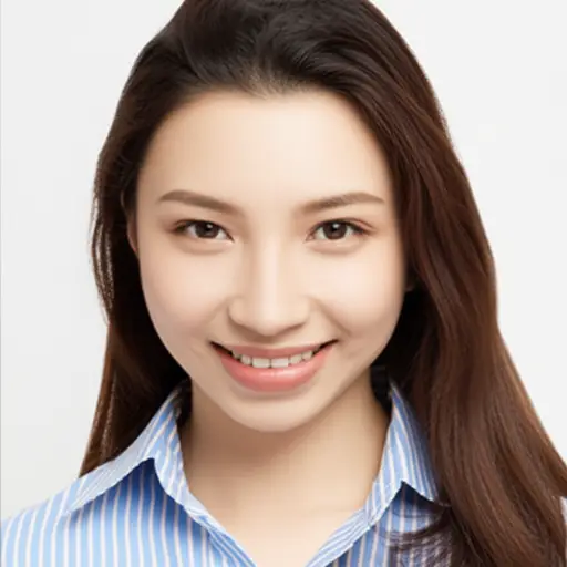 她的脸上露出了温暖的笑容。