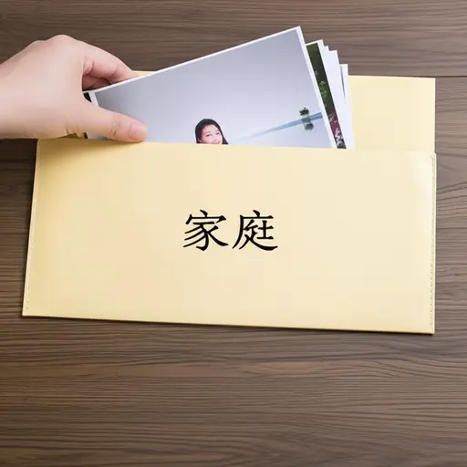 我把照片保存在家庭文件夹中。