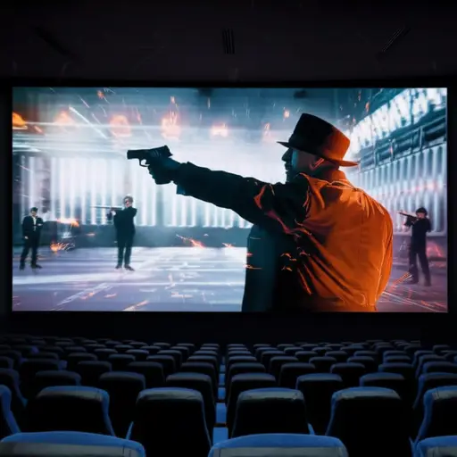 这部电影将动作与引人入胜的悬疑情节结合在一起。