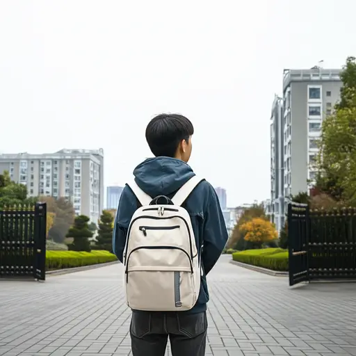 我上一所离我家很远的大学。