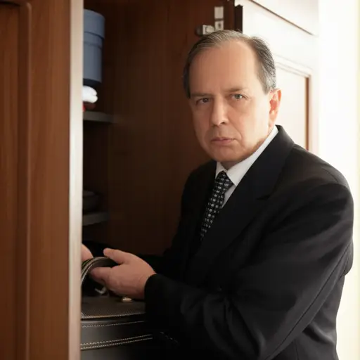 阿洛韦勋爵把手提箱藏起来以保护它。