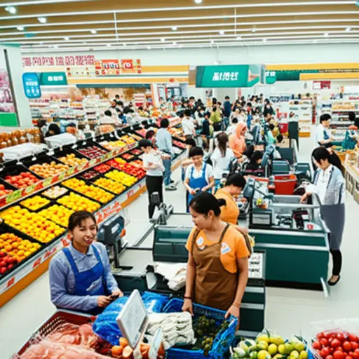 这家商店的生意很好。