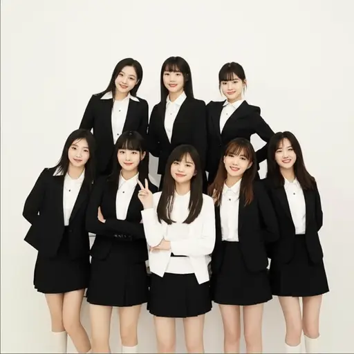 我们的团队由15个女孩组成，她们都在16到18岁之间。