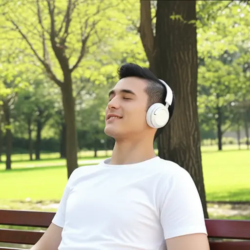 音乐让他能暂时逃离烦恼。