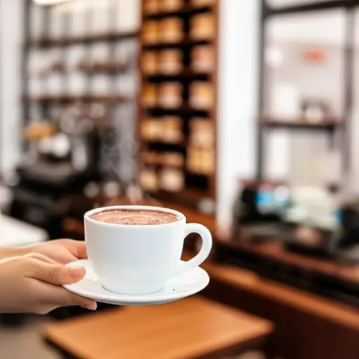 请给我一杯热巧克力。