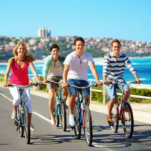 我应该和我的朋友们去邦迪骑自行车。