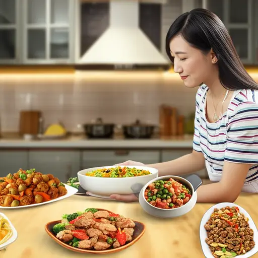 我妈妈为我做了一顿特别的晚餐。