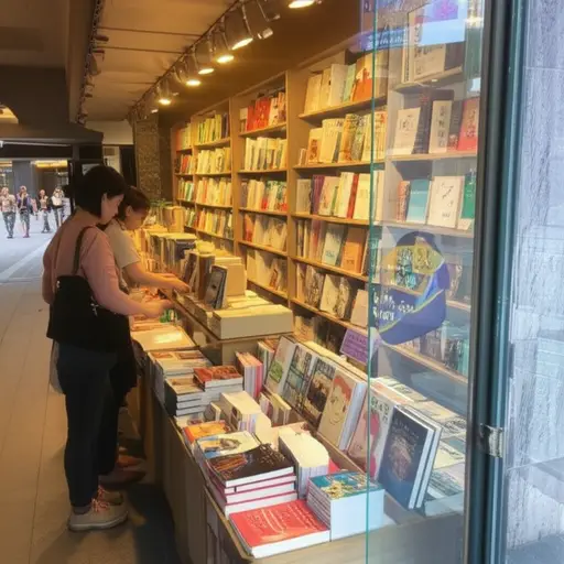 她曾经在金街管理那家书店。