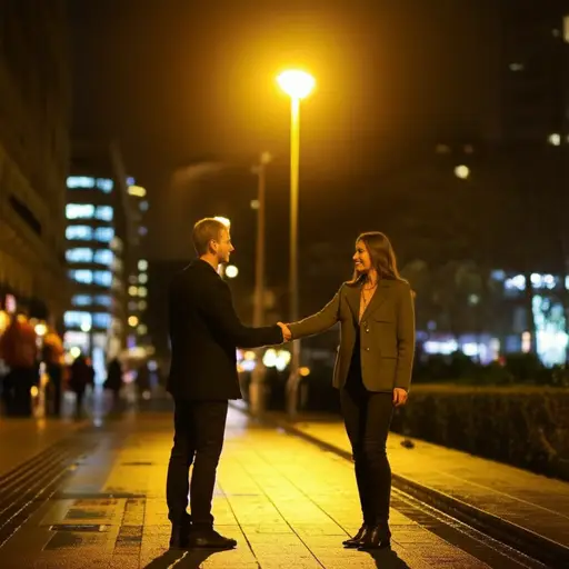 晚上好，很高兴见到你。