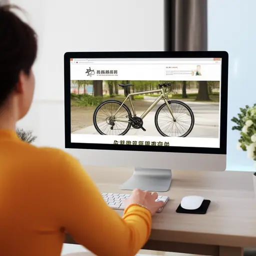 我在网上看到一则卖自行车的广告。