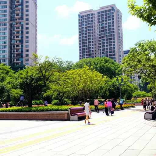 附近有一个很棒的公园。