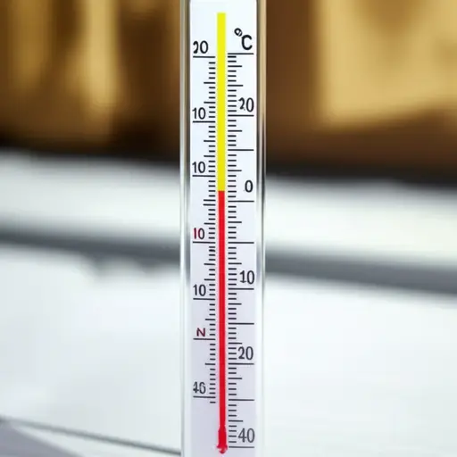 温度计显示温度在零度以上。