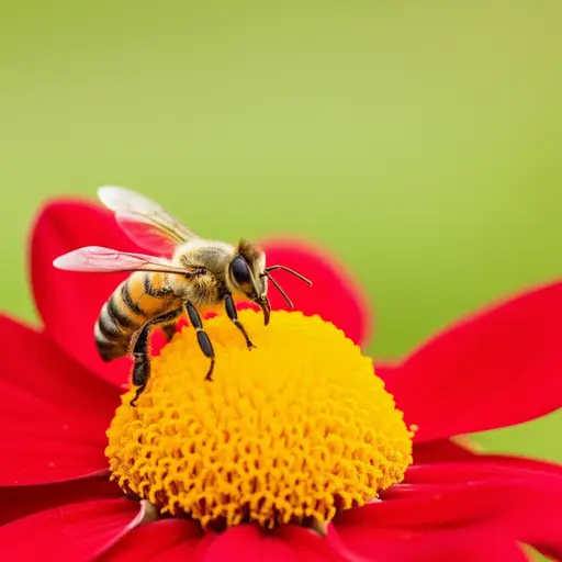 蜜蜂是一种有益的昆虫。