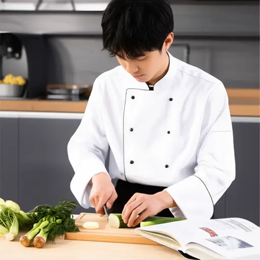 学习烹饪是我培训的一部分。