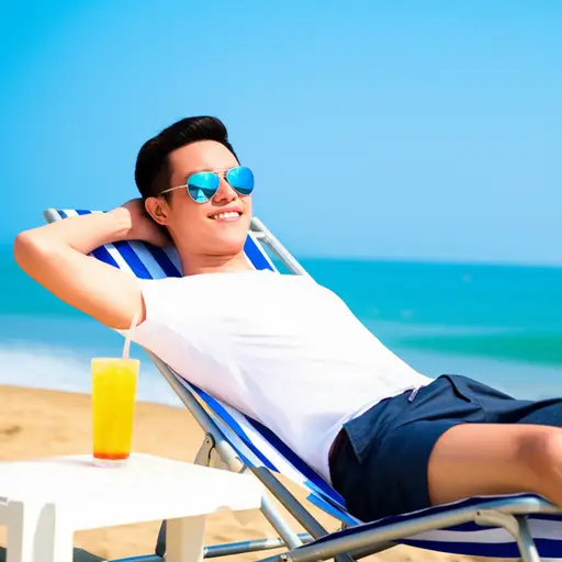 你应该放松点，无忧无虑地享受假期。