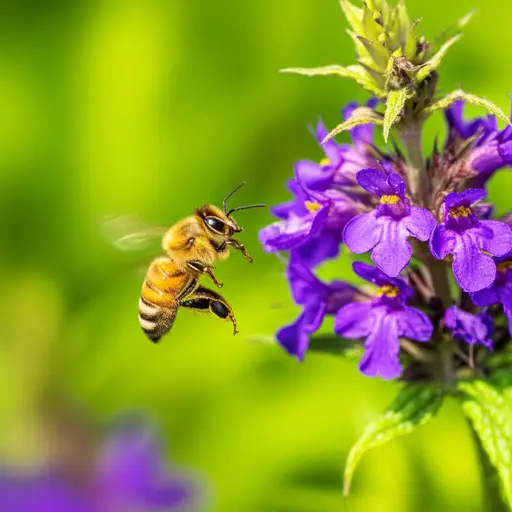 小心！有一只蜜蜂。