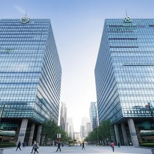 这两家公司相互竞争。