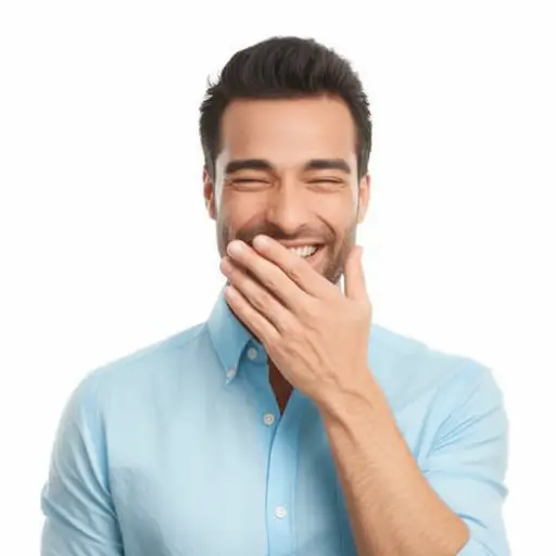 很难控制住不笑出来。