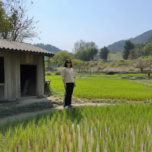 她更喜欢住在乡下，远离城市的喧嚣。
