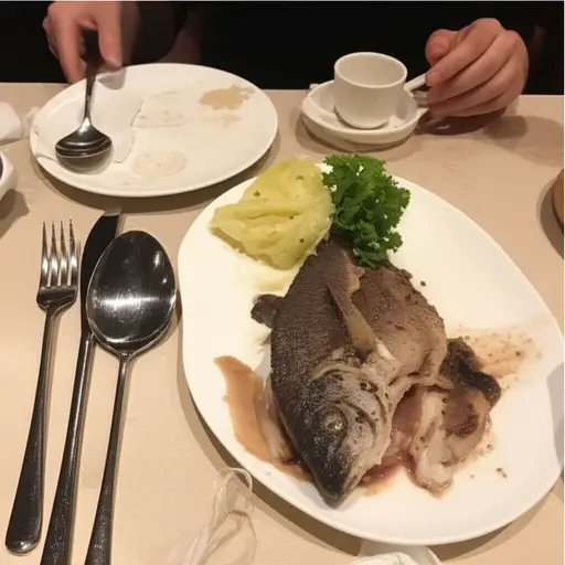 我不得不在鱼或羊肉之间做出选择。