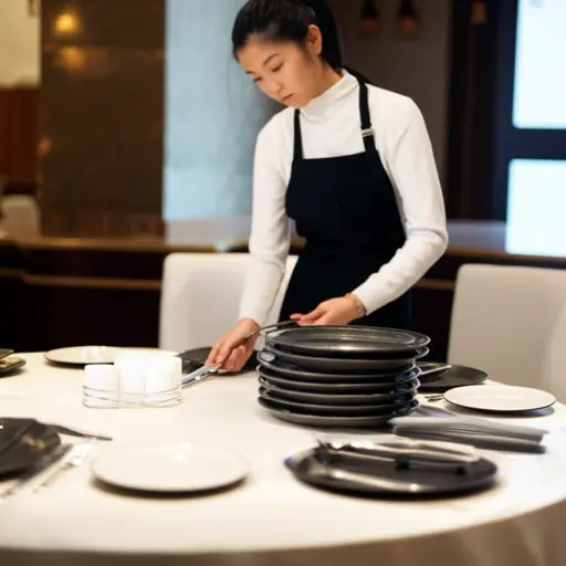 今晚轮到你摆桌子。