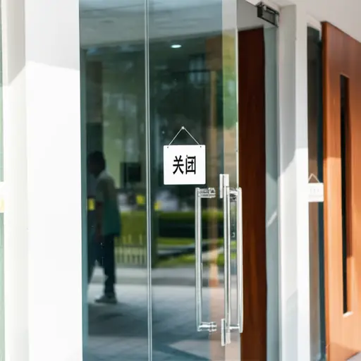 请使用侧门，前门锁上了。