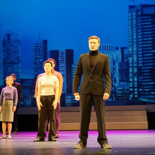 这出戏剧设定在当代。