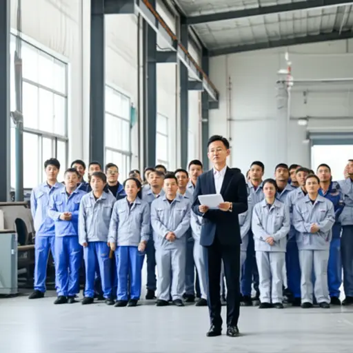 工人们正在等待老板发布今天的任务安排。