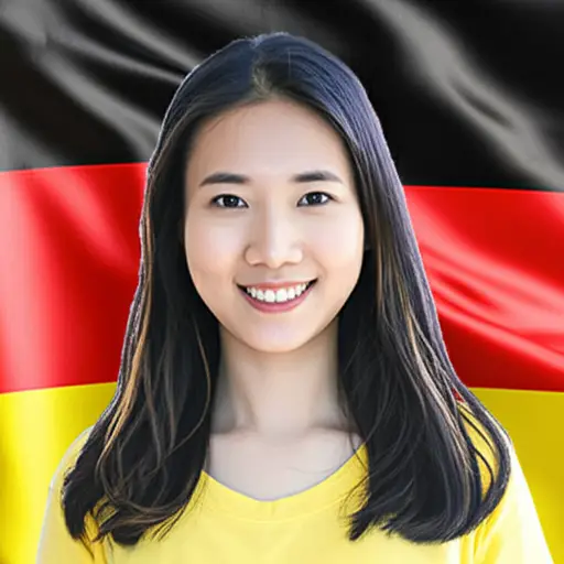 她在加拿大长大，但她生来就是德国人。