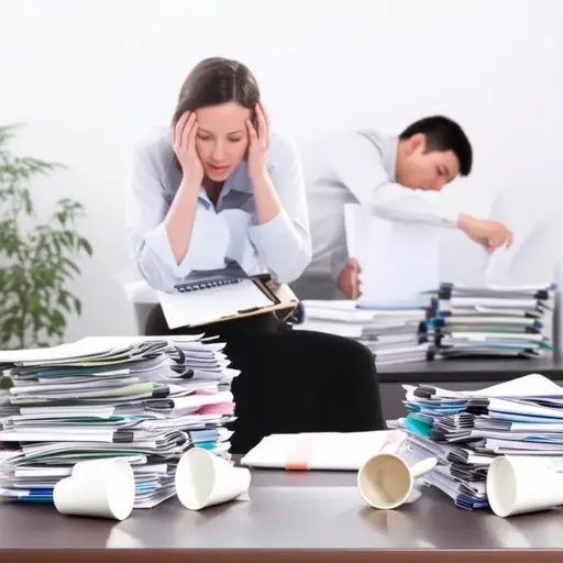 为他工作简直不可能——他太没条理了。