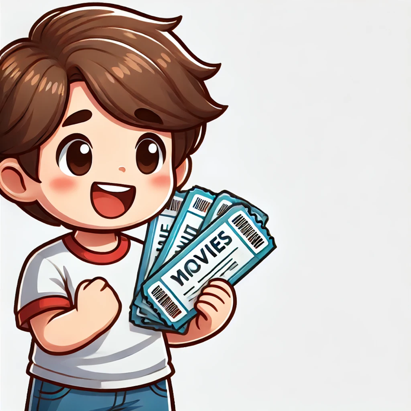 今晚我打算去看电影。