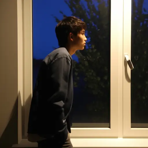 我听到外面有奇怪的声音。