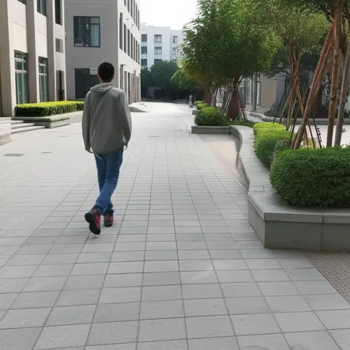 我上学时经常穿牛仔裤。