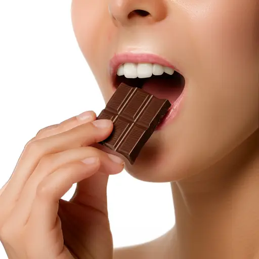 我想吃一块巧克力。