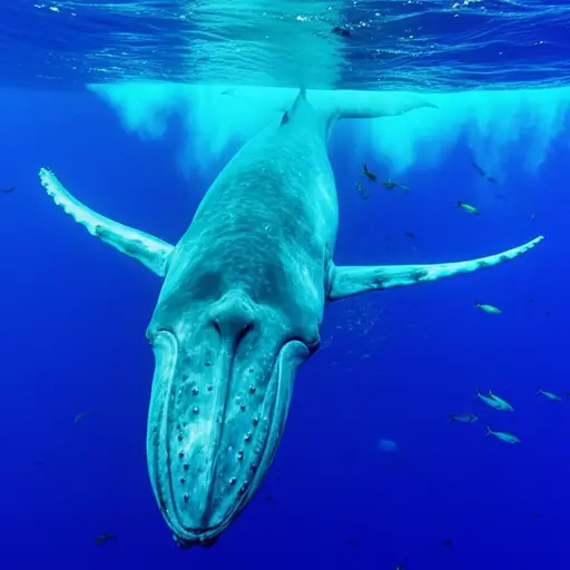 蓝鲸是现存最大的生物。