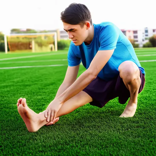 我的大脚趾在踢球时受伤了。