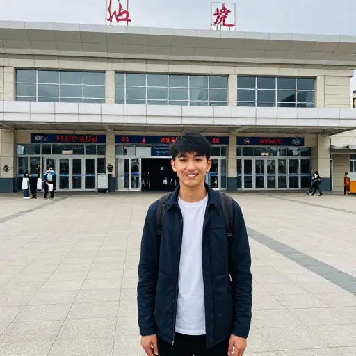 我会从车站接你。