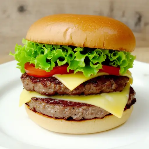 我需要一个双层汉堡。