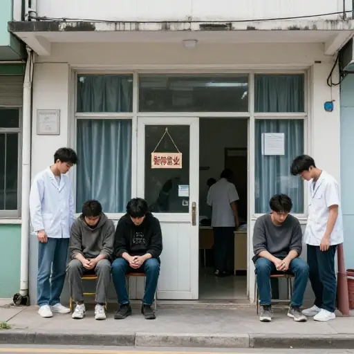 那只是一个小诊所，拒绝关注一群都感染了艾滋病的年轻人。