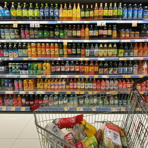 我们打算为聚会买一些饮料。