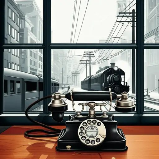 电话发明后，世界迅速改变了。