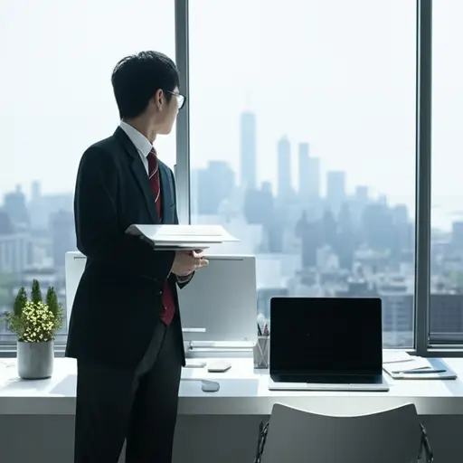 他来自我们在纽约的分支机构，在那里他担任助理。