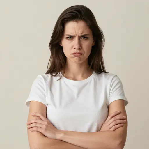 从她的语气，我可以推断出她对这一决定并不满意。