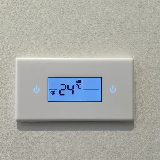 温度设置为24摄氏度。