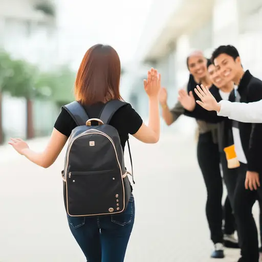 她非常生气，甚至不愿意向我们挥手道别。